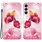 For Samsung Galaxy A35 5G Case Pattern Printing Anti-Drop Leather Flip Wallet Phone Cover with Lanyard