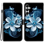 For Samsung Galaxy A35 5G Case Pattern Printing Anti-Drop Leather Flip Wallet Phone Cover with Lanyard