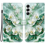 For Samsung Galaxy A35 5G Case Pattern Printing Anti-Drop Leather Flip Wallet Phone Cover with Lanyard