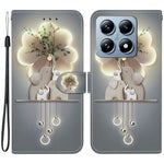 For Xiaomi 14T Pro Case Pattern Printing Anti-Drop Leather Flip Wallet Phone Cover with Lanyard