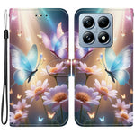 For Xiaomi 14T Pro Case Pattern Printing Anti-Drop Leather Flip Wallet Phone Cover with Lanyard