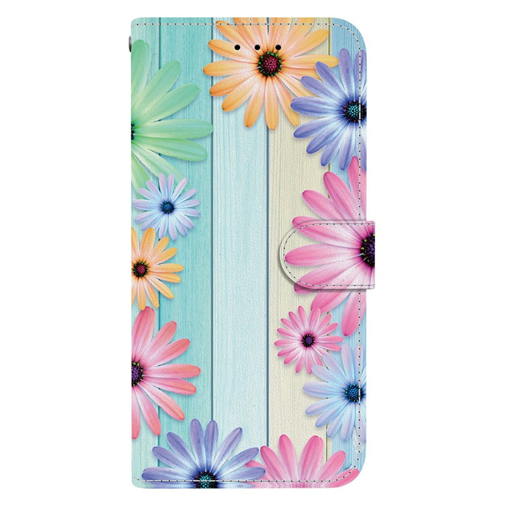 For Xiaomi 14T Pro Case Pattern Printing Anti-Drop Leather Flip Wallet Phone Cover with Lanyard