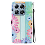 For Xiaomi 14T Pro Case Pattern Printing Anti-Drop Leather Flip Wallet Phone Cover with Lanyard