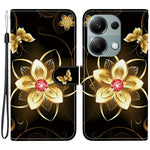 For Xiaomi Redmi Note 13 Pro 4G  /  Poco M6 Pro 4G Case Pattern Printing Anti-Drop Leather Wallet Phone Cover with Lanyard