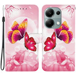 For Xiaomi Redmi Note 13 Pro 4G  /  Poco M6 Pro 4G Case Pattern Printing Anti-Drop Leather Wallet Phone Cover with Lanyard