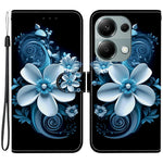 For Xiaomi Redmi Note 13 Pro 4G  /  Poco M6 Pro 4G Case Pattern Printing Anti-Drop Leather Wallet Phone Cover with Lanyard