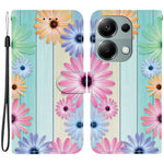 For Xiaomi Redmi Note 13 Pro 4G  /  Poco M6 Pro 4G Case Pattern Printing Anti-Drop Leather Wallet Phone Cover with Lanyard