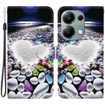For Xiaomi Redmi Note 13 Pro 4G  /  Poco M6 Pro 4G Case Pattern Printing Anti-Drop Leather Wallet Phone Cover with Lanyard