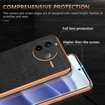 AZNS For Xiaomi Poco F7 Pro 5G / Redmi K80 5G Case Electroplating Crocodile Texture PU + TPU Phone Cover
