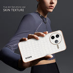 AZNS For Xiaomi Poco F7 Pro 5G / Redmi K80 5G Case Electroplating Crocodile Texture PU + TPU Phone Cover