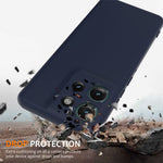 For Motorola Edge 50 5G Case Magnetic Case Liquid Silicone Phone Cover with Lanyard