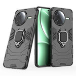 For Xiaomi Poco F7 Pro 5G / Redmi K80 5G Case PC+TPU Protective Phone Cover with Ring Kickstand