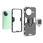 For Xiaomi Poco F7 Pro 5G / Redmi K80 5G Case PC+TPU Protective Phone Cover with Ring Kickstand