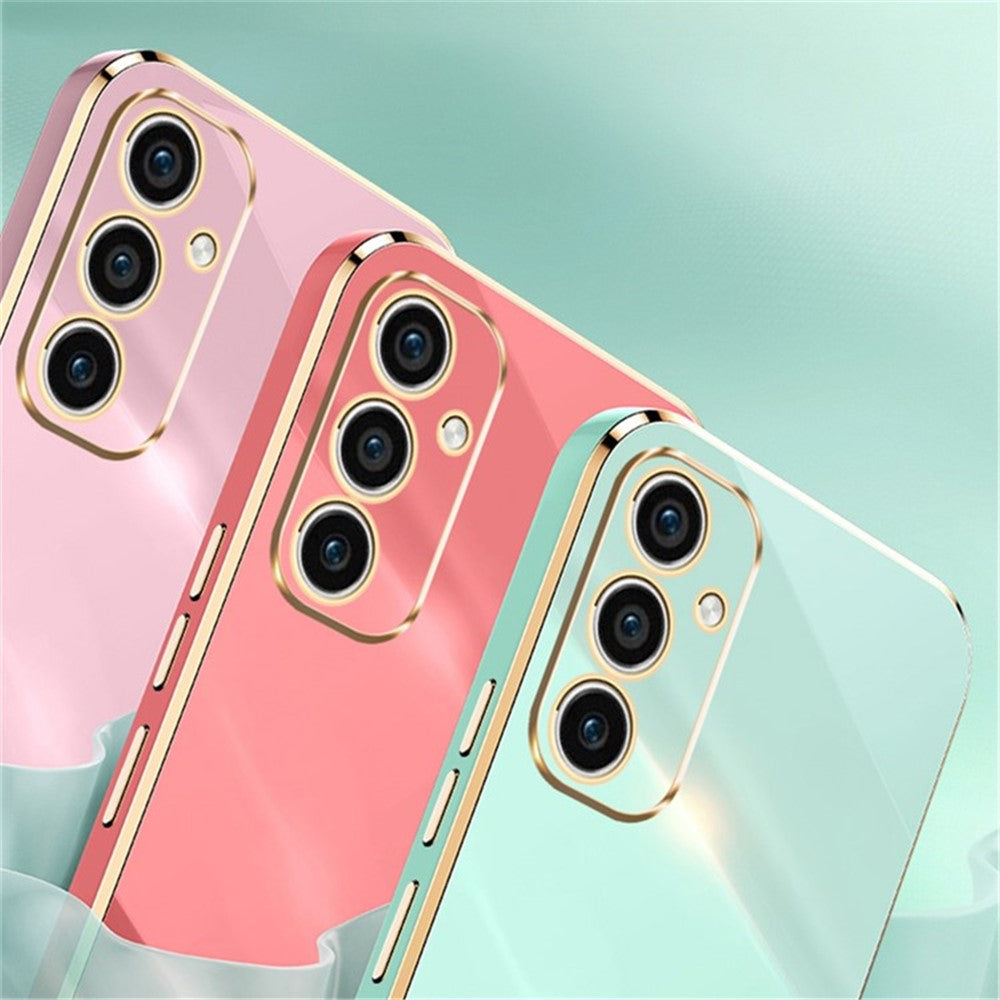 XINLI Til Samsung Galaxy A36 5G Cover Ring Kickstand Galvanisering TPU Telefoncover