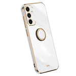 XINLI Til Samsung Galaxy A36 5G Cover Ring Kickstand Galvanisering TPU Telefoncover