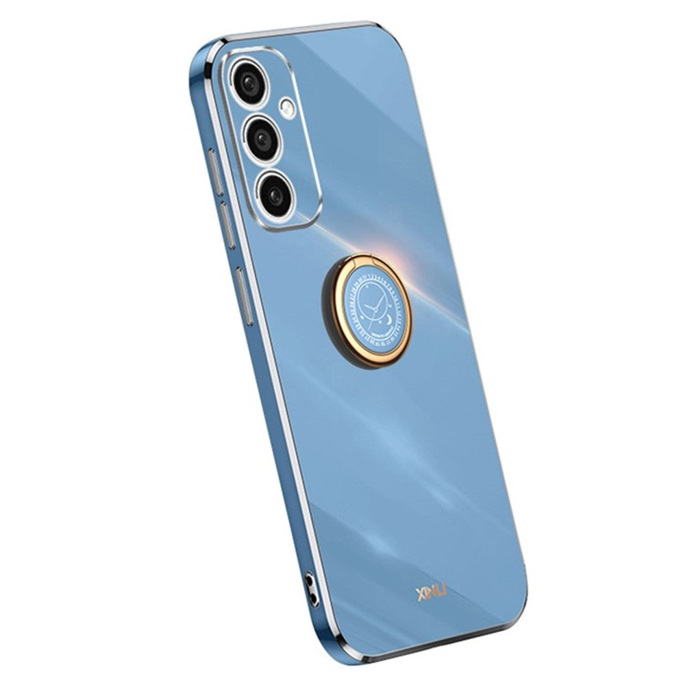 XINLI Til Samsung Galaxy A36 5G Cover Ring Kickstand Galvanisering TPU Telefoncover