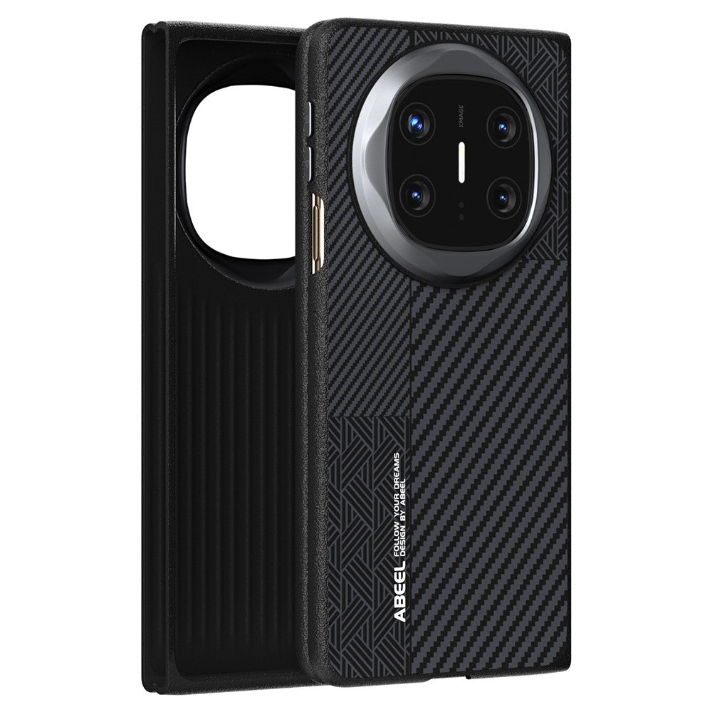 ABEEL For Huawei Mate X6 Magnetic Case PC + Aluminum Alloy + PU Leather Slim Phone Back Cover