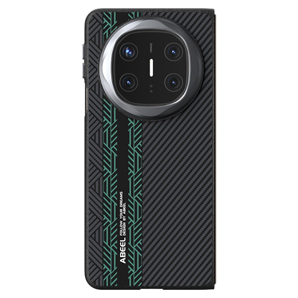 ABEEL For Huawei Mate X6 Magnetic Case PC + Aluminum Alloy + PU Leather Slim Phone Back Cover