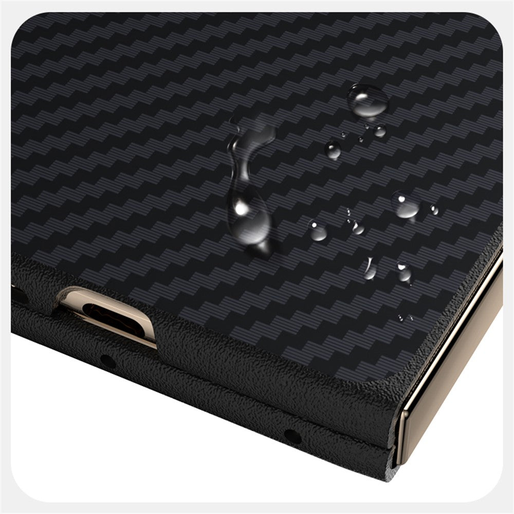 ABEEL For Huawei Mate X6 Magnetic Case Carbon Fiber Texture Back Cover