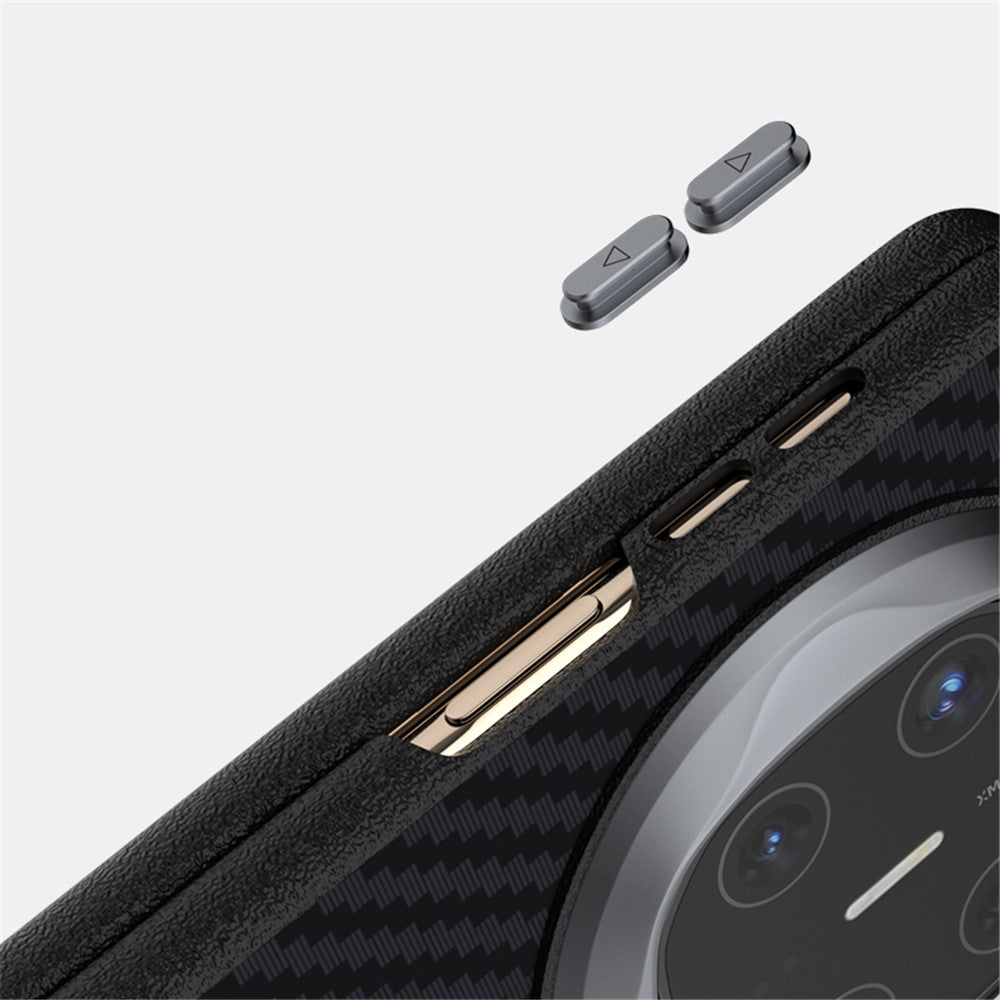 ABEEL For Huawei Mate X6 Magnetic Case Carbon Fiber Texture Back Cover