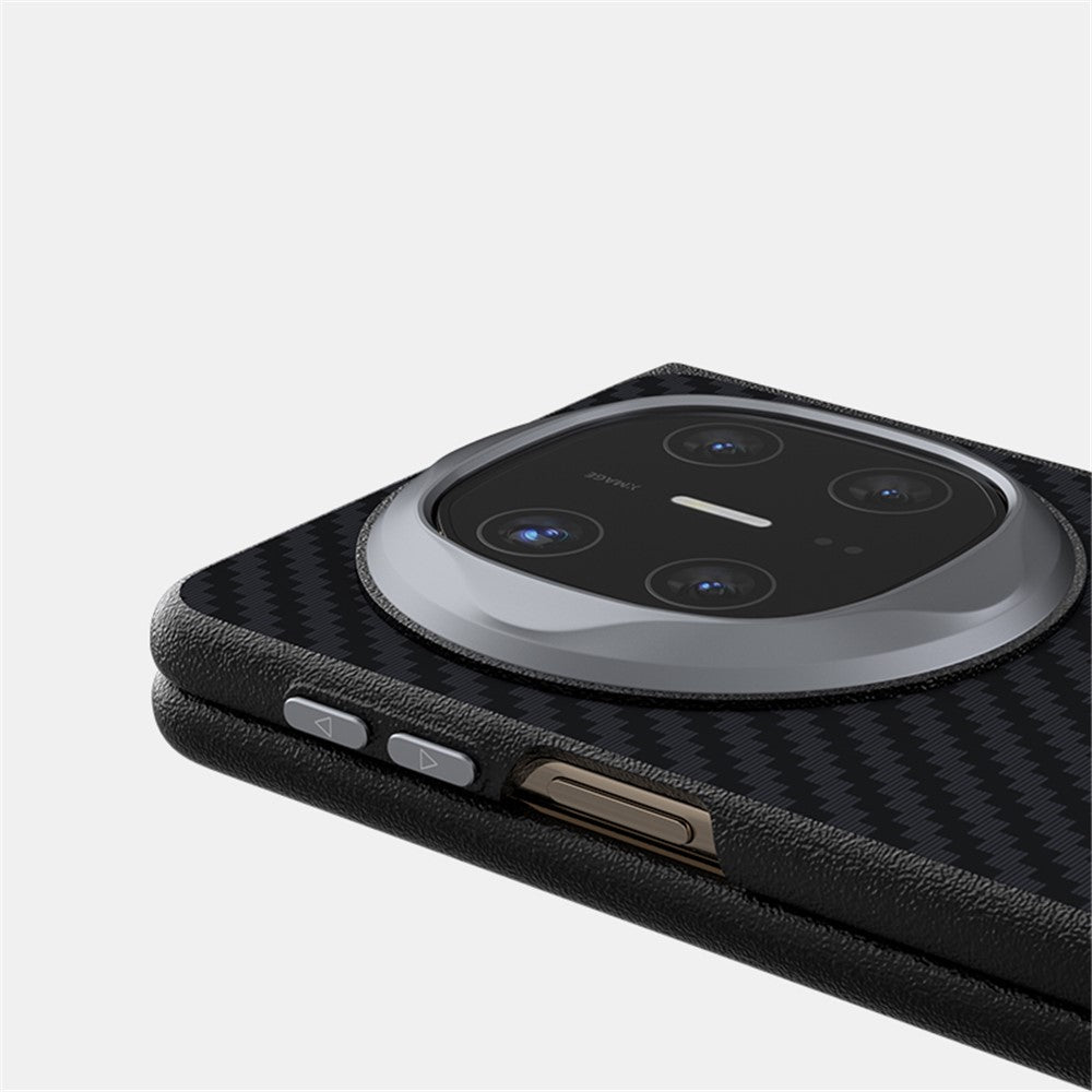 ABEEL For Huawei Mate X6 Magnetic Case Carbon Fiber Texture Back Cover