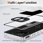 For Asus ROG Phone 9 5G / Phone 9 Pro 5G Case Heat Dissipation Metal Frame PC Phone Cover