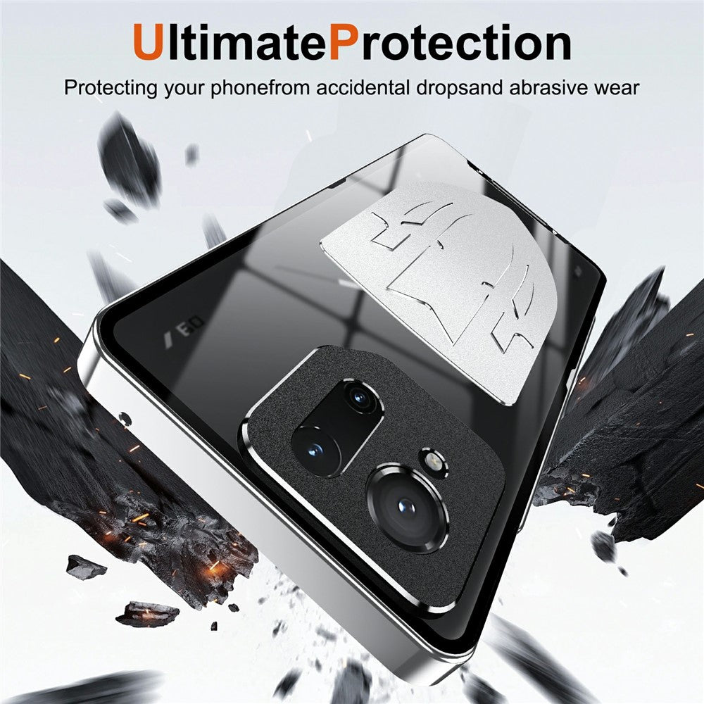 For Asus ROG Phone 9 5G / Phone 9 Pro 5G Case Heat Dissipation Metal Frame PC Phone Cover