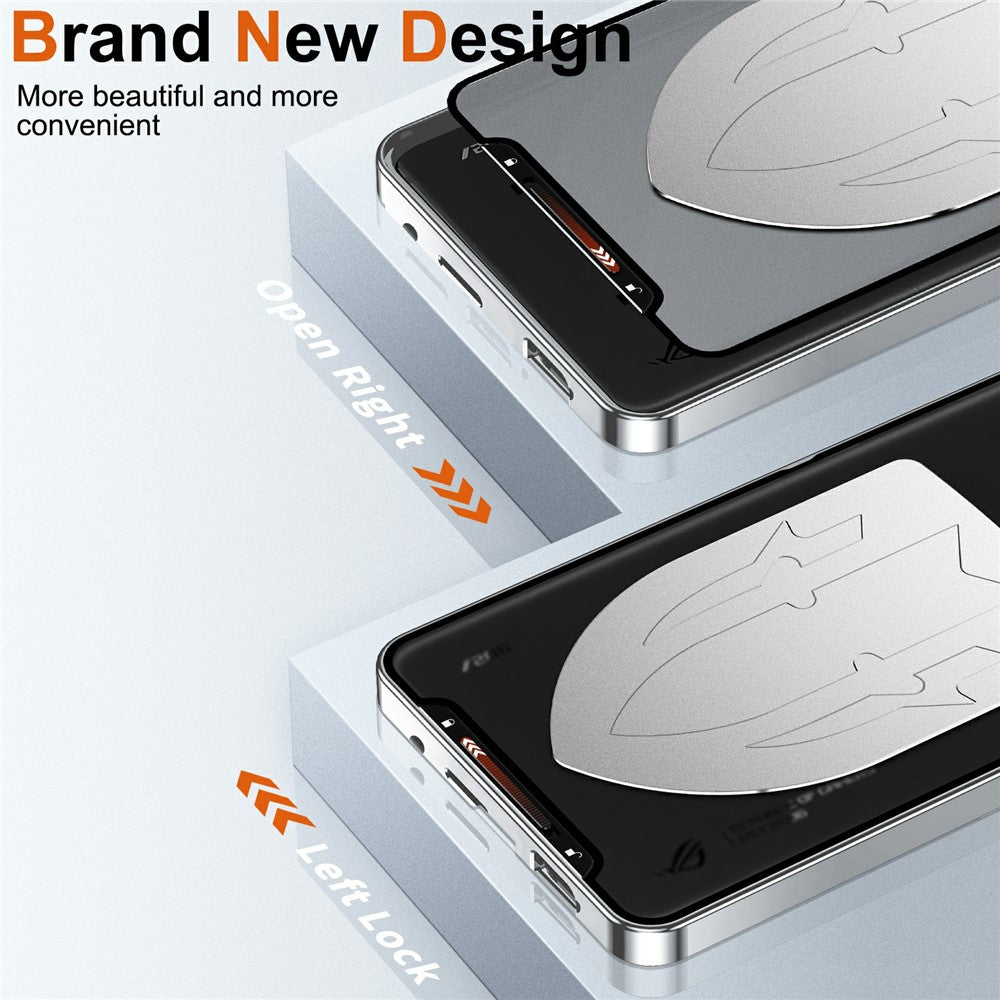 For Asus ROG Phone 9 5G / Phone 9 Pro 5G Case Heat Dissipation Metal Frame PC Phone Cover