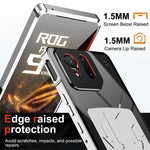 For Asus ROG Phone 9 5G / Phone 9 Pro 5G Case Heat Dissipation Metal Frame PC Phone Cover