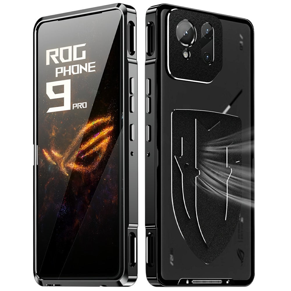 For Asus ROG Phone 9 5G / Phone 9 Pro 5G Case Heat Dissipation Metal Frame PC Phone Cover