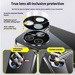 For Xiaomi Poco F7 Pro 5G / Redmi K80 5G Case Electroplating PC Phone Back Cover with Camera Lens Protector