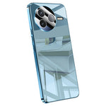For Xiaomi Poco F7 Pro 5G / Redmi K80 5G Case Electroplating PC Phone Back Cover with Camera Lens Protector