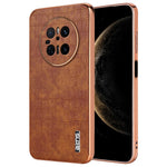 AZNS For Huawei Mate 70 Case Electroplating Crocodile Texture PU+TPU Phone Cover