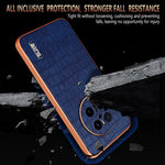 AZNS For Huawei Mate 70 Case Electroplating Crocodile Texture PU+TPU Phone Cover