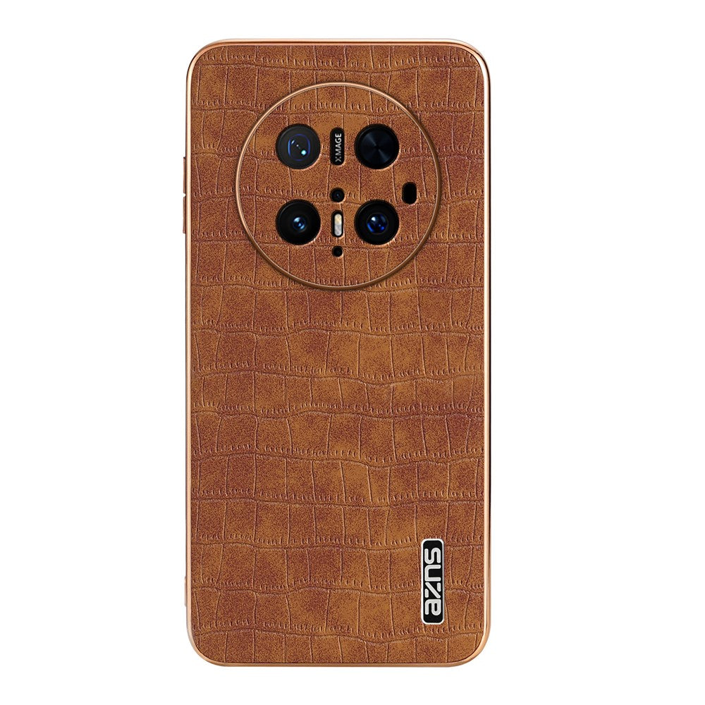 AZNS For Huawei Mate 70 Pro / 70 Pro+ Case Electroplating Crocodile Texture PU + TPU Phone Cover