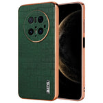 AZNS For Huawei Mate 70 Pro / 70 Pro+ Case Electroplating Crocodile Texture PU + TPU Phone Cover
