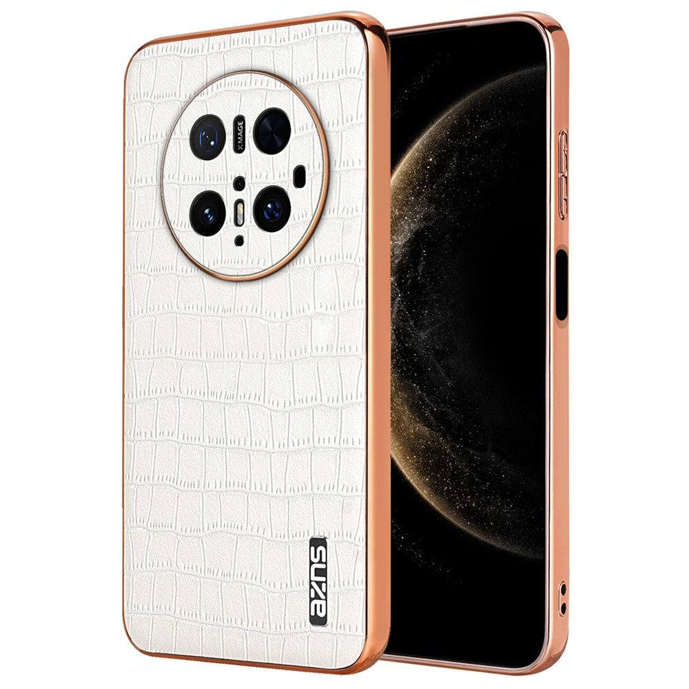 AZNS For Huawei Mate 70 Pro / 70 Pro+ Case Electroplating Crocodile Texture PU + TPU Phone Cover