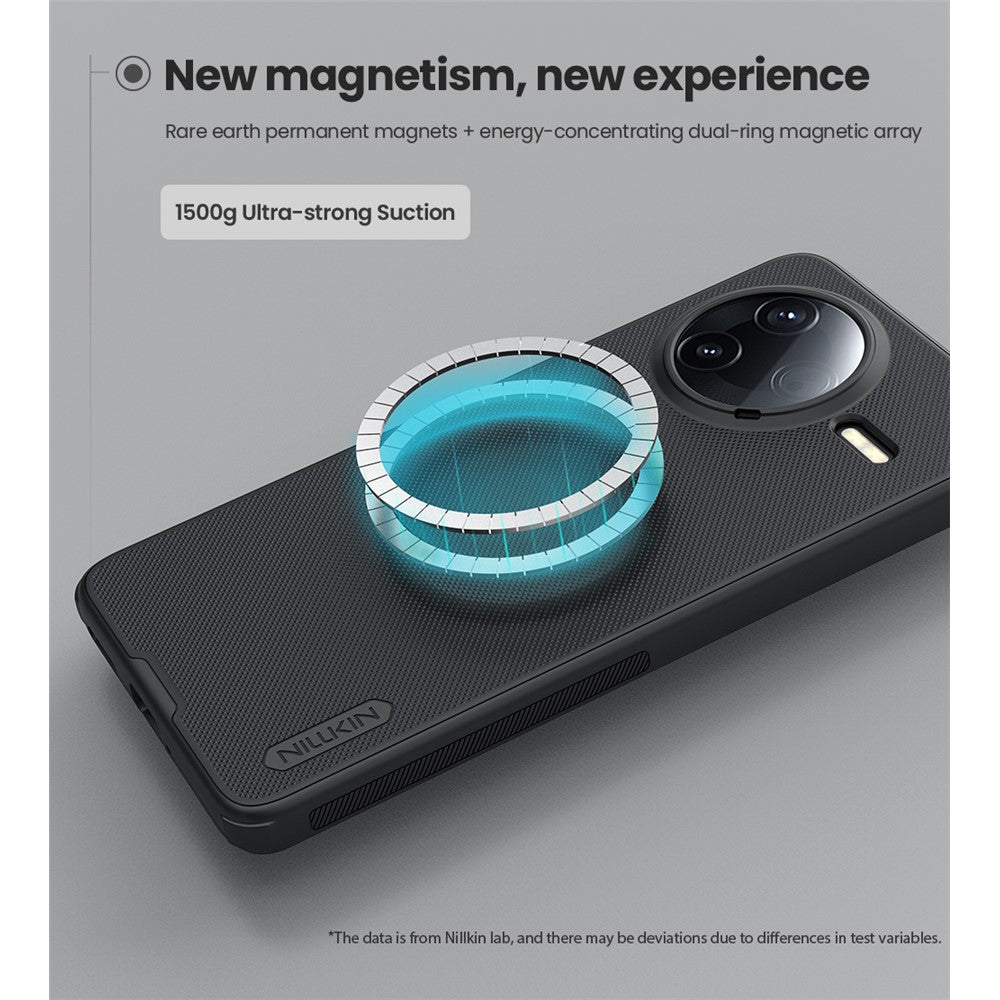 NILLKIN Frosted Shield Pro för Xiaomi Poco F7 Pro 5G / Redmi K80 5G Skal Magnetiskt Skal PC + TPU mobilskal