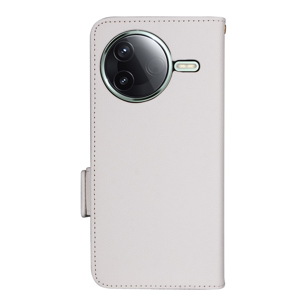 Xiaomi Redmi K80 5G / K80 Pro 5G / Poco F7 Pro 5G / Poco F7 Ultra 5G-cover med rem, litchitekstureret PU-læder og pungdesign
