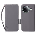 Xiaomi Redmi K80 5G / K80 Pro 5G / Poco F7 Pro 5G / Poco F7 Ultra 5G-cover med rem, litchitekstureret PU-læder og pungdesign