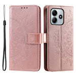 For Xiaomi Redmi Note 14 5G Case Imprinted Totem PU Leather Wallet Stand Phone Cover