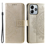 For Xiaomi Redmi Note 14 5G Case Imprinted Totem PU Leather Wallet Stand Phone Cover