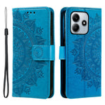 For Xiaomi Redmi Note 14 5G Case Imprinted Totem PU Leather Wallet Stand Phone Cover