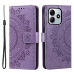 For Xiaomi Redmi Note 14 5G Case Imprinted Totem PU Leather Wallet Stand Phone Cover