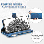 Style 006 For Xiaomi Redmi Note 14 5G Wallet Case PU Leather Phone Cover Mandala Flower Pattern