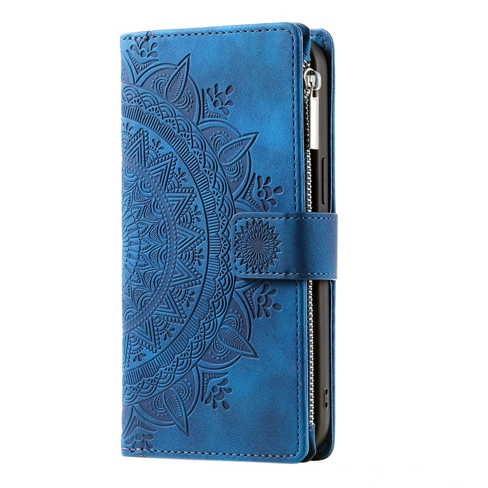 Style 006 For Xiaomi Redmi Note 14 5G Wallet Case PU Leather Phone Cover Mandala Flower Pattern