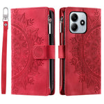 Style 006 For Xiaomi Redmi Note 14 5G Wallet Case PU Leather Phone Cover Mandala Flower Pattern