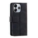 For Xiaomi Redmi Note 14 5G Case PU Leather Phone Cover with Zipper Wallet 9 Card Slots