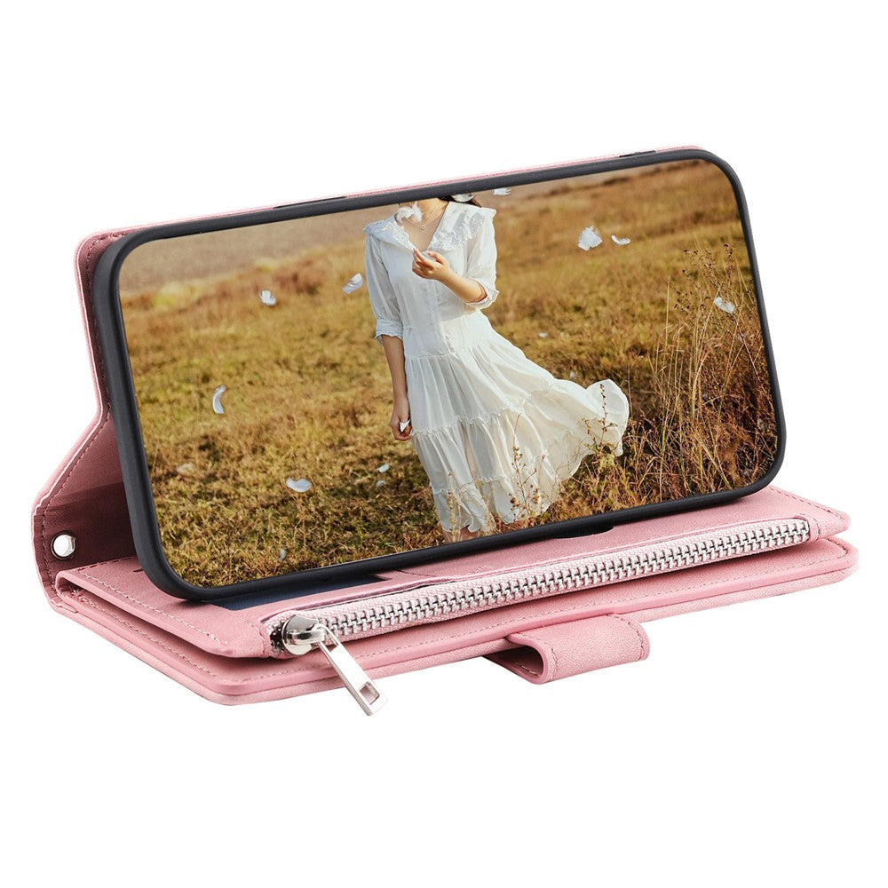 Style 005 For Xiaomi Redmi Note 14 5G Wallet Case Rhombus Stitching Line PU Leather Phone Cover