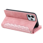 Style 005 For Xiaomi Redmi Note 14 5G Wallet Case Rhombus Stitching Line PU Leather Phone Cover